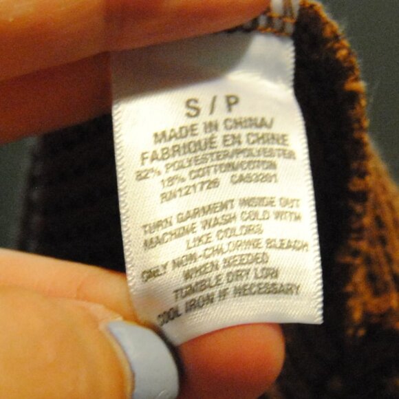 Cape Juby Size S/P Sweater Tan/Brown, Long Sleeves - Picture 6 of 8